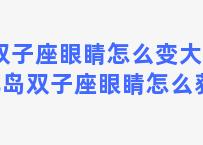 双子座眼睛怎么变大 奥比岛双子座眼睛怎么获得